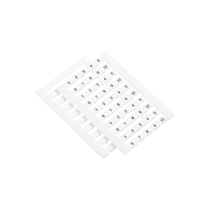 Маркировка пружинных клемм 6, 10, 16 мм²,  1-10 (уп. 100 шт.)